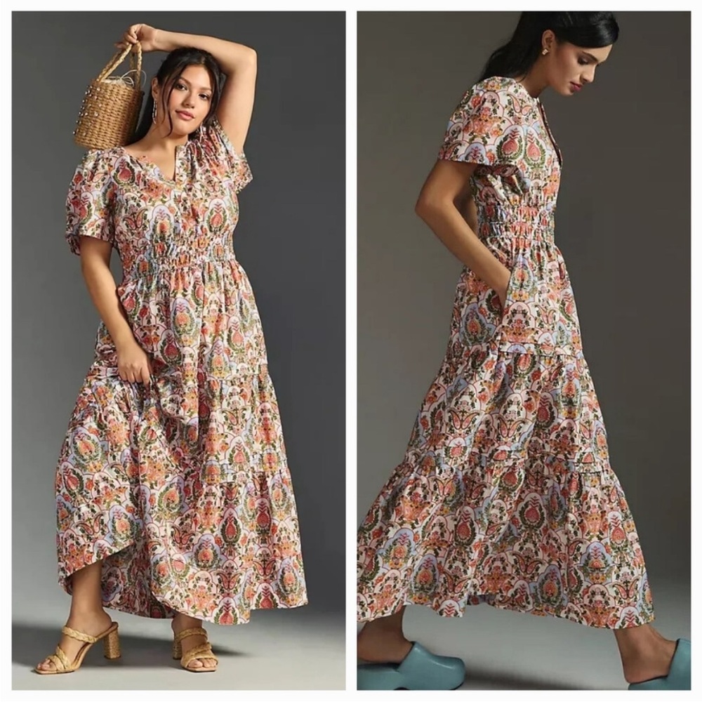 Anthropologie The Somerset Maxi Dress in Floral